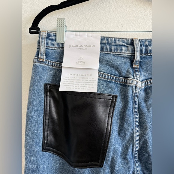 NWT Jonathan Simkhai River High Rise
Straight Jeans - Picture 5 of 10